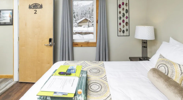 Standard Doppel Zimmer mit Blick auf den Park Ski Inn