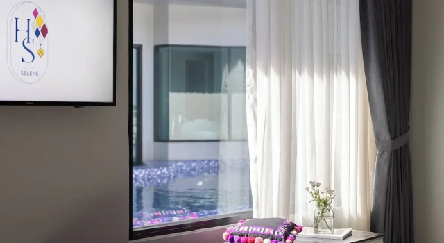 Номер Deluxe с видом на бассейн Hotel Selene Chiang Rai