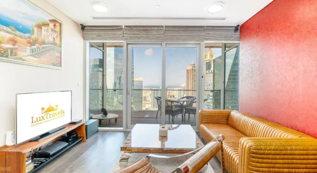 Lux BnB Burj Daman DIFC Sea View