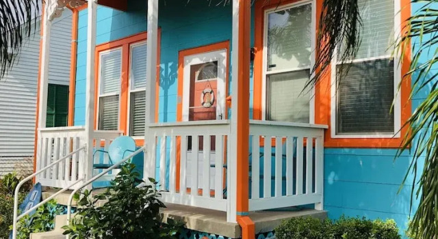 Ocean Blue And Ocean Breezes 2 Bedroom Home, Забронировать Отель Галвестон Texas Gulf Coast, рядом с UTMB Health John Sealy Hospital