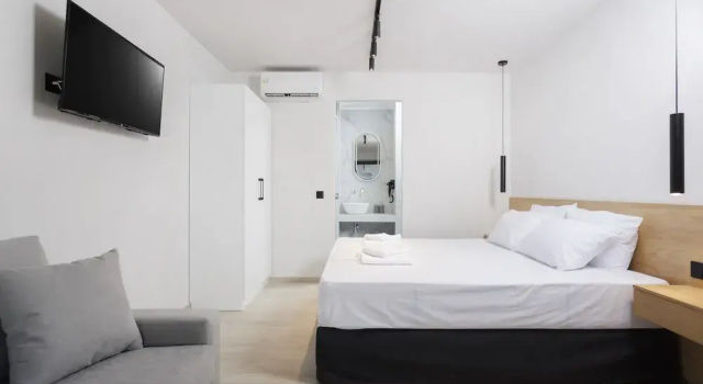 Номер Deluxe Цокольный этаж с балконом Rigas Boutique Rooms