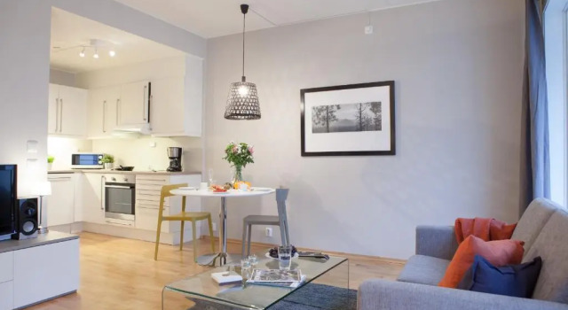 Апартаменты c 1 комнатой BJØRVIKA APARTMENTS, Opera Area, Oslo city center