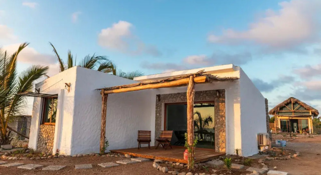 Семейное бунгало с видом на океан Toninas México Bungalow
