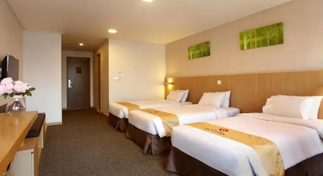 Трёхместный номер Standard Hotel Skypark Jeju 1 Newly renovated