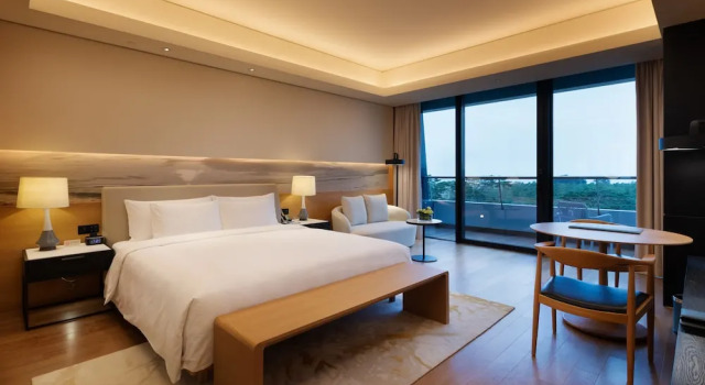 Двухместный номер Executive с балконом и с видом на море LN Garden Hotel Nansha Guangzhou