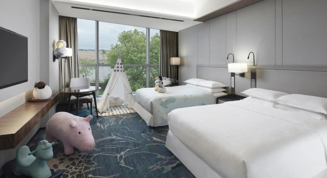 Двухместный номер Deluxe Sheraton Shanghai Chongming Hotel