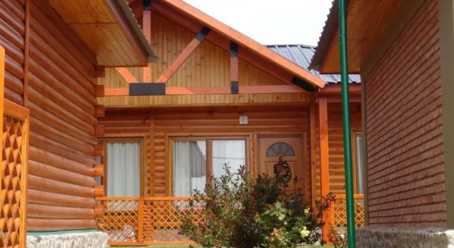 Бунгало с балконом и с красивым видом из окна Cabañas de Nené Aparts