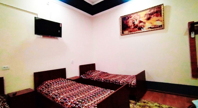 Кровать в общем номере Goziyon Hotel & Hostel (Гозиён)