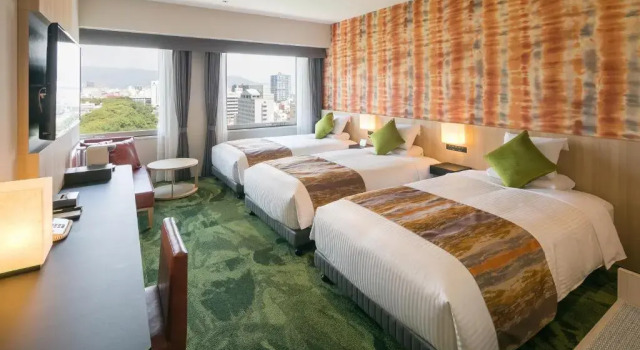 Трёхместный номер Comfort HOTEL MYSTAYS Matsuyama
