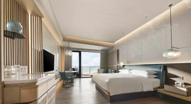 Двухместный номер Deluxe с видом на океан Qinhuangdao Marriott Resort