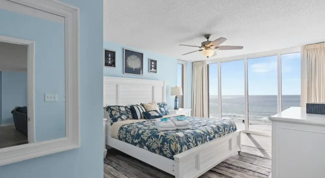 Come Enjoy KC & The Sunshine State: 3-bed, 3-bath With Stunning Ocean Views, Забронировать Апартаменты/квартира Панама-Сити Панхэндл Флорида, рядом с Остров Шелл