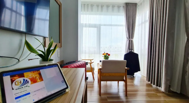 Двухместный номер Deluxe с балконом Dong Hai Hotel _ Rach Gia