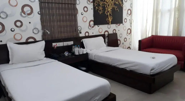 Двухместный номер Deluxe с красивым видом из окна Hotel Tathagat International