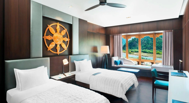 Camera doppia Deluxe con vista sul fiume Le Meridien Paro Riverfront