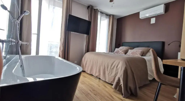 Двухместный номер Deluxe Appart Hotel Spa Perpignan