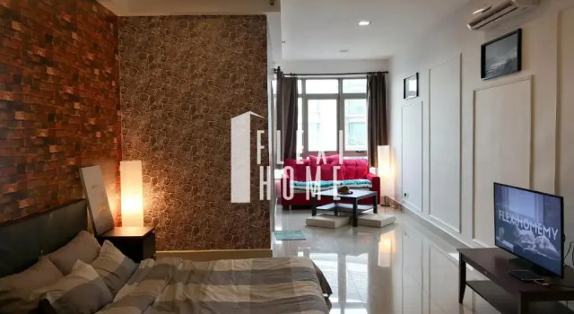 Двухместная студия 9am-5pm, SAME DAY CHECK IN AND CHECK OUT, Work From Home, Shaftsbury-Cyberjaya, Comfy Home by Flexih