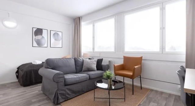 Апартаменты Forenom Serviced Apartments Rauma Kaivopuisto
