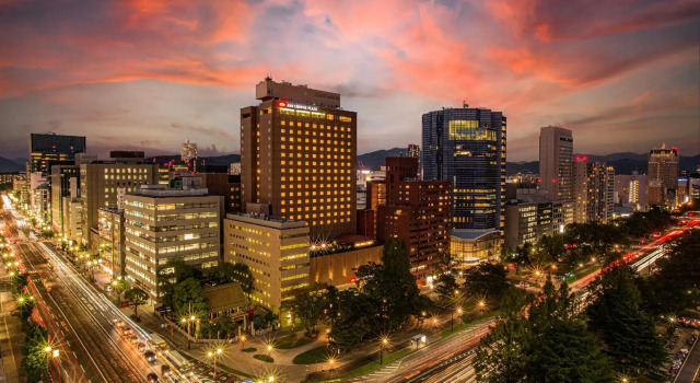 Двухместный номер High Floor Standard Отель ANA Crowne Plaza Hiroshima, an IHG Hotel