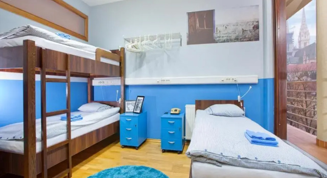 Bett im Wohnheim Hostel Bureau