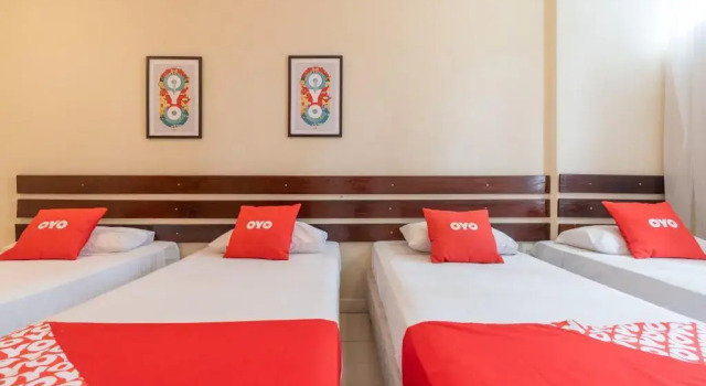 Четырёхместный номер Standard OYO Hotel LEspace - Jaraguá Belo Horizonte