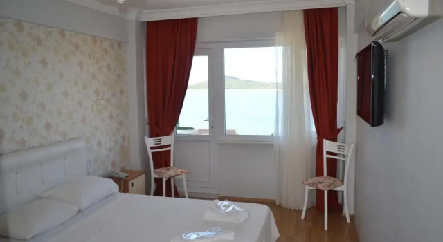 Двухместный номер Standard с частичным видом на море cunda panorama otel
