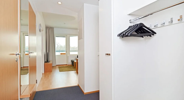 Апартаменты c 1 комнатой с балконом Forenom Serviced Apartments Tampere Pyynikki