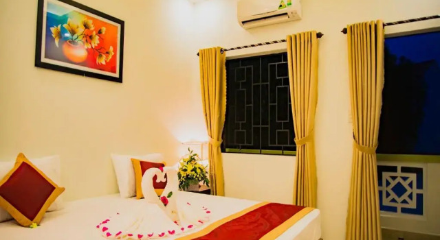 Двухместный номер Deluxe с балконом и с видом на город Mi Kha Homestay