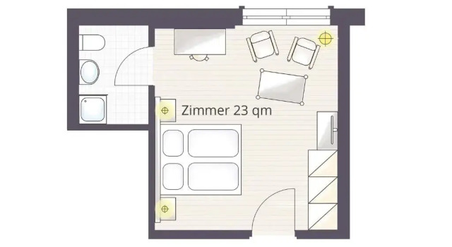 Двухместный номер Standard Hotel Villa Halliger