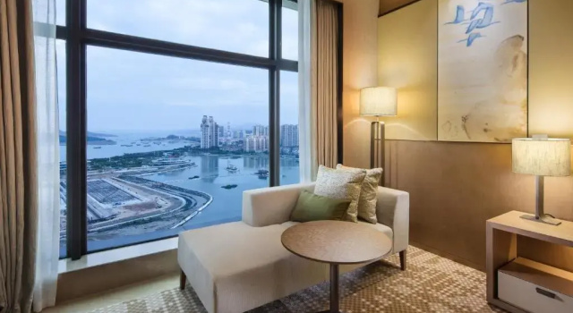 Номер Deluxe с видом на залив DoubleTree By Hilton Xiamen-Haicang