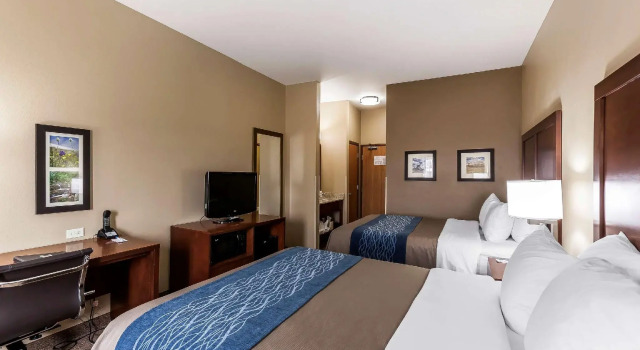 Четырёхместный номер Standard Comfort Inn & Suites Near University of Wyoming