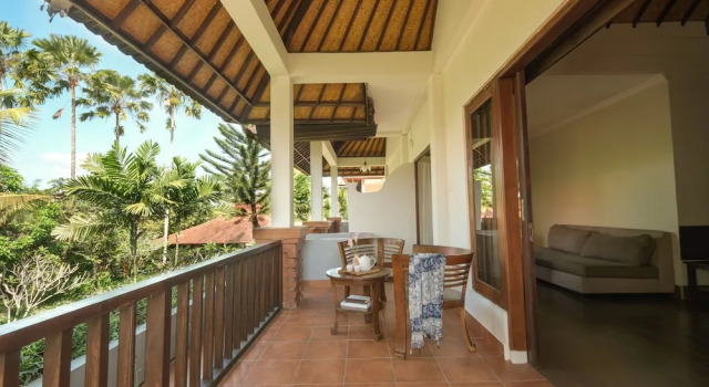 Двухместный номер Deluxe с балконом и с видом на сад Artini Bisma Ubud Hotel