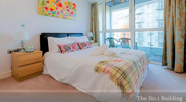Апартаменты c 1 комнатой с балконом Gunwharf Quays Harbour Apartments