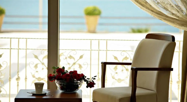 Трёхместный номер Standard с видом на море Cunda Kivrak Hotel