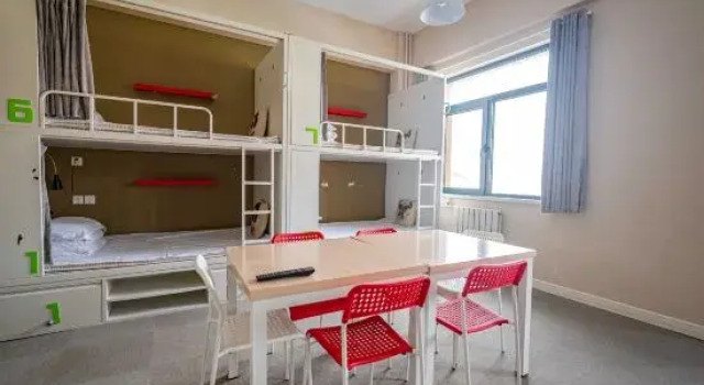 Кровать в общем номере (женский номер) Taiwu Town Youth Hostel