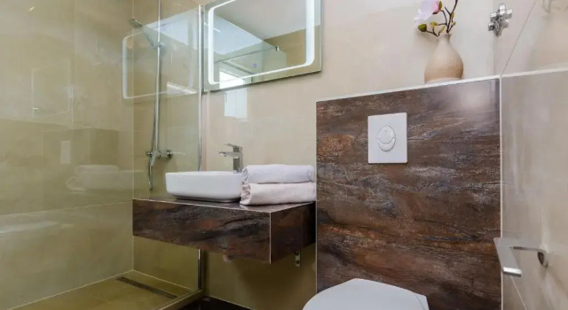Апартаменты c 1 комнатой с балконом и с видом на море Apartments Sandito