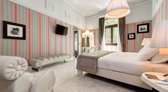 Двухместный номер Deluxe Grand Hotel Palace Rome
