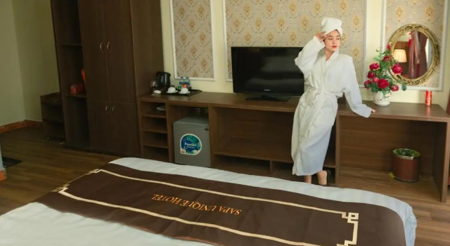Трёхместный номер Deluxe Sapa Unique Hotel