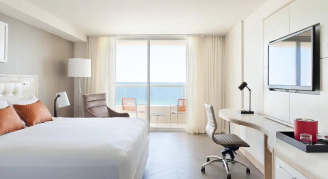 Двухместный номер Guest с балконом и oceanfront Marriott Stanton South Beach