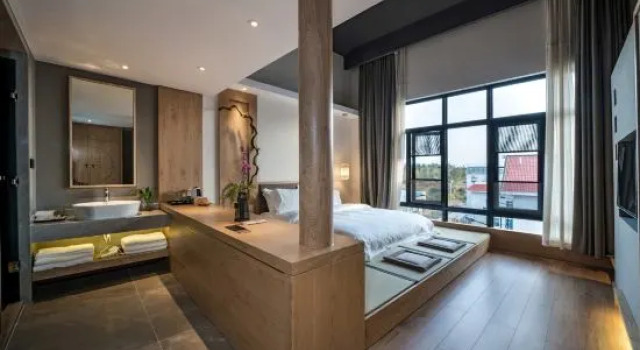 Семейный люкс Дуплекс Wuyishan shan shui Ming yuan min su