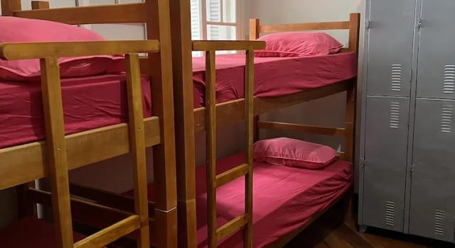Кровать в общем номере Grande Família Hostel Av paulista
