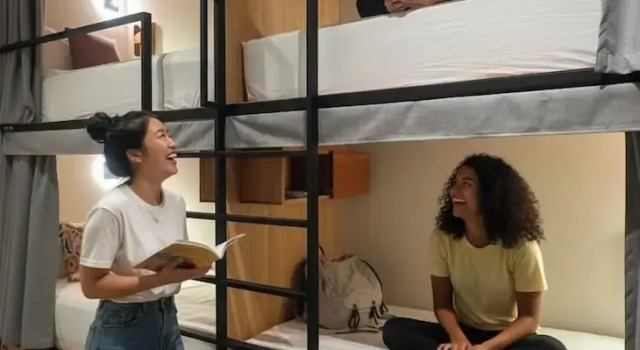 Кровать в общем номере (женский номер) Casa Mexico Lindo - Boutique Hostel
