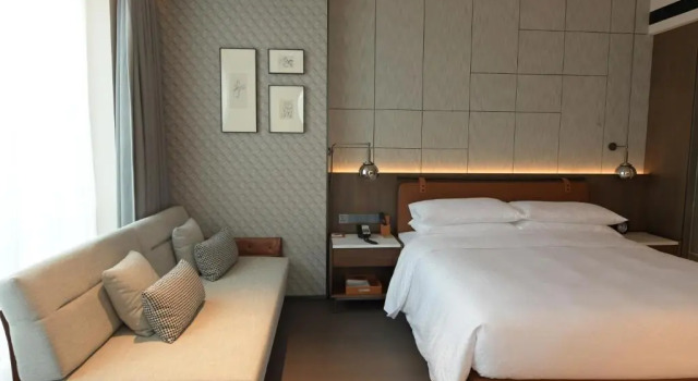 Двухместный номер Deluxe с видом на город Four Points by Sheraton Chengdu Tianfu New Area