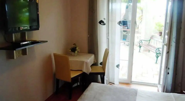 Студия с балконом и с видом на море Apartments Villa Lastva