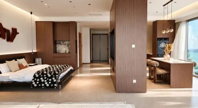 Двухместный люкс с видом на море Dali Haman Aromatic Seascape Art Residence (Erhai Park Branch)