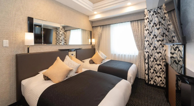 Двухместный номер Deluxe APA Hotel Namba Shinsaibashi Higashi