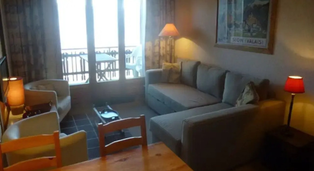 Studio With a Hilltop View, Réserver Appartement Veysonnaz Station de Sio