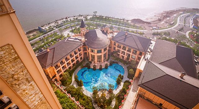 Двухместный номер Business с видом на море Chateau Star River Qing Dao