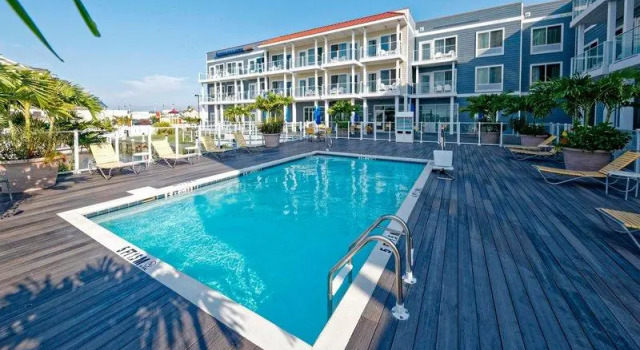 Кровать в общем номере Fairfield Inn & Suites by Marriott Chincoteague Island Waterfront
