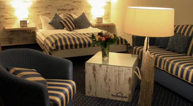 Двухместный номер Standard с балконом Hotel & Restaurant Seebrücke