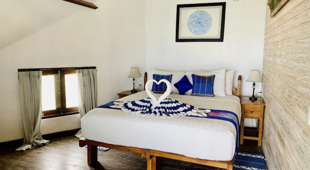 Вилла Luxury с 2 комнатами с балконом и с видом на море Lembongan Harmony Villas